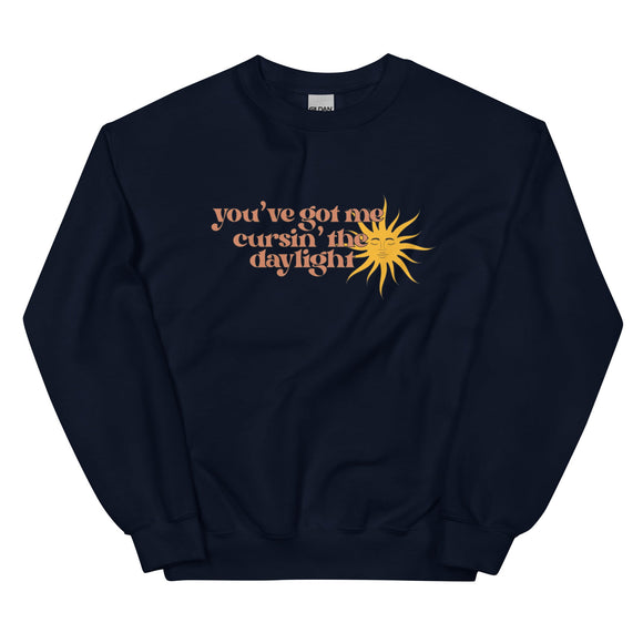 Cursin' The Daylight Unisex Sweatshirt - Warehouse Sale