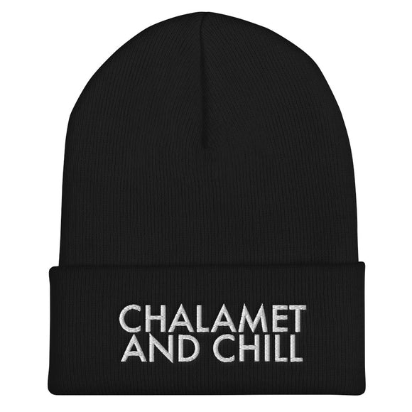 Chalamet And Chill Cuffed Beanie
