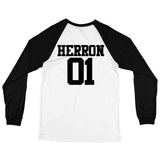 Herron 01 Long Sleeve Baseball T-Shirt