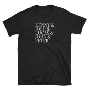 Kenny & Josh & Lucas & John & Peter Short-Sleeve Unisex T-Shirt