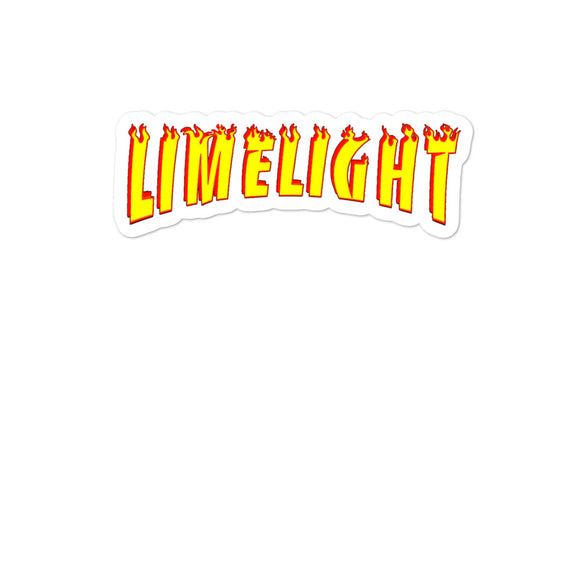 Limelight Flames Bubble-free stickers