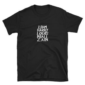 Liam, Harry, Louis, Niall, Zayn Short-Sleeve Unisex T-Shirt