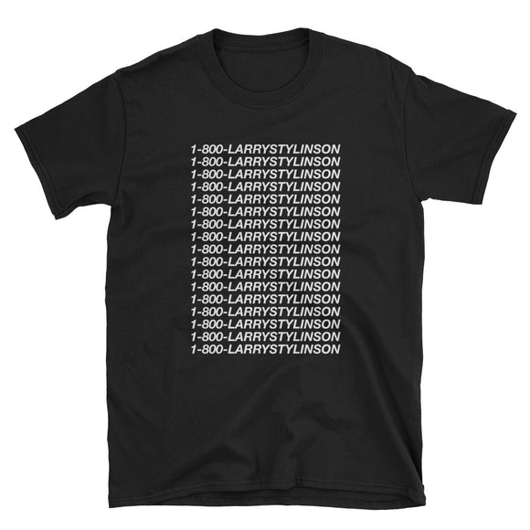 1-800-LARRY STYLINSON Short-Sleeve Unisex T-Shirt