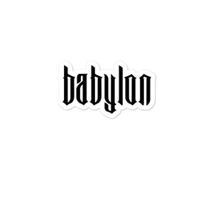 Babylon Bubble-free stickers