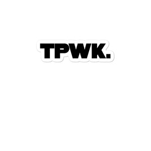 TWPK. Bubble-free stickers