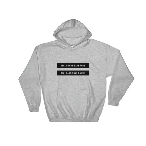 Real Bands Save Fans Hooded Sweatshirt