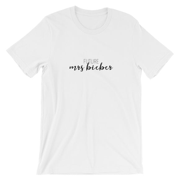 Future Mrs Bieber Short-Sleeve Unisex T-Shirt