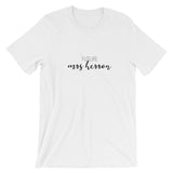 Future Mrs Herron Short-Sleeve Unisex T-Shirt