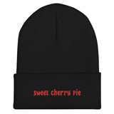 Sweet Cherry Pie Cuffed Beanie