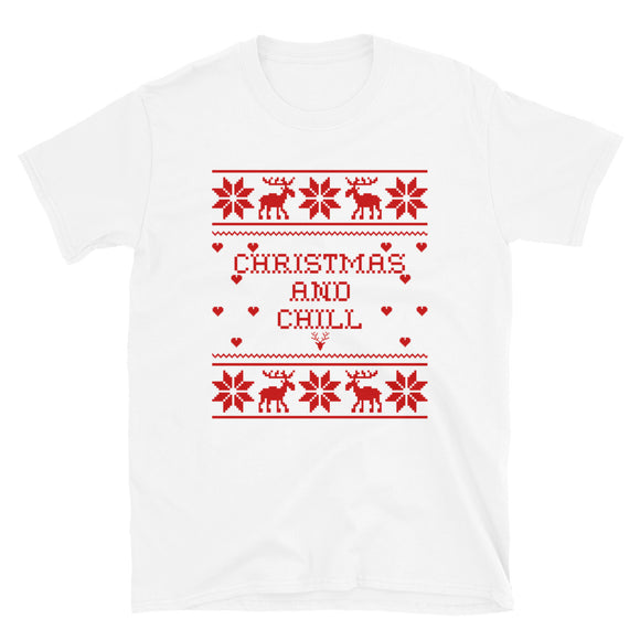 Christmas and Chill Short-Sleeve Unisex T-Shirt