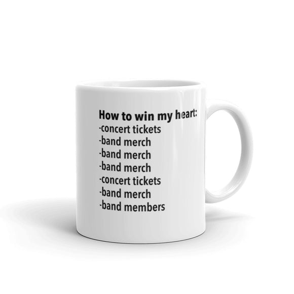How To Win My Heart Mug