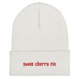Sweet Cherry Pie Cuffed Beanie