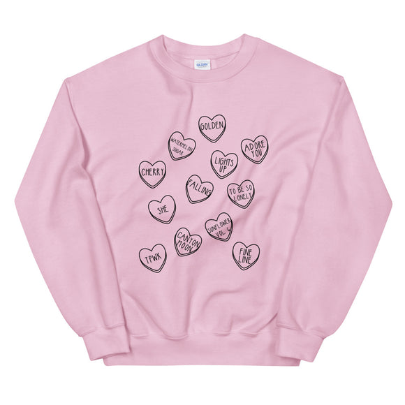 Fine Line Valentine's Day Unisex Sweatshirt