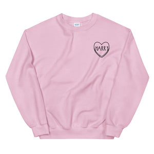 Harry Embroidered Valentine's Day Unisex Sweatshirt