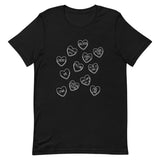 Fine Line Valentine's Day Short-Sleeve Unisex T-Shirt