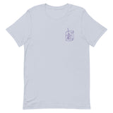Grape Juice Blues Embroidered Unisex T-Shirt