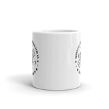 Satellite White glossy mug