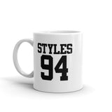 Styles 94 White glossy mug