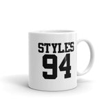 Styles 94 White glossy mug