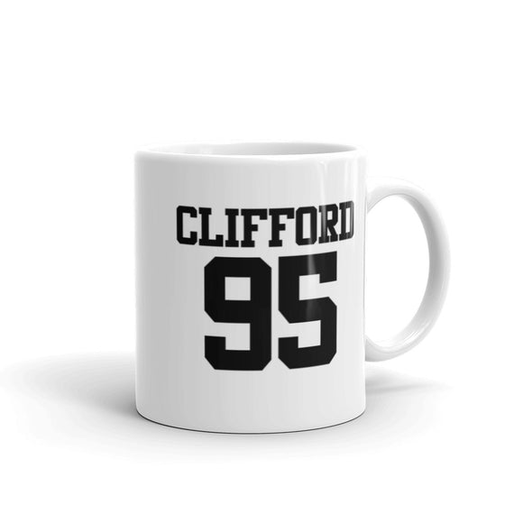 Clifford 95 White glossy mug